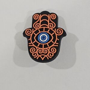 Hamsa Evil Eye Shoe Charm Croc Charms Clog